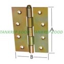 Панти Книгообразни - 1,5 x 38 x 40 mm – Mobilya Okka Menteşe ESKİTME